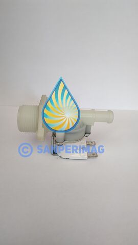 Girbau 129338 Valve, Water 1 Way, 220 240V 50-60Hz, 60C, 34G Inlet, 12mm